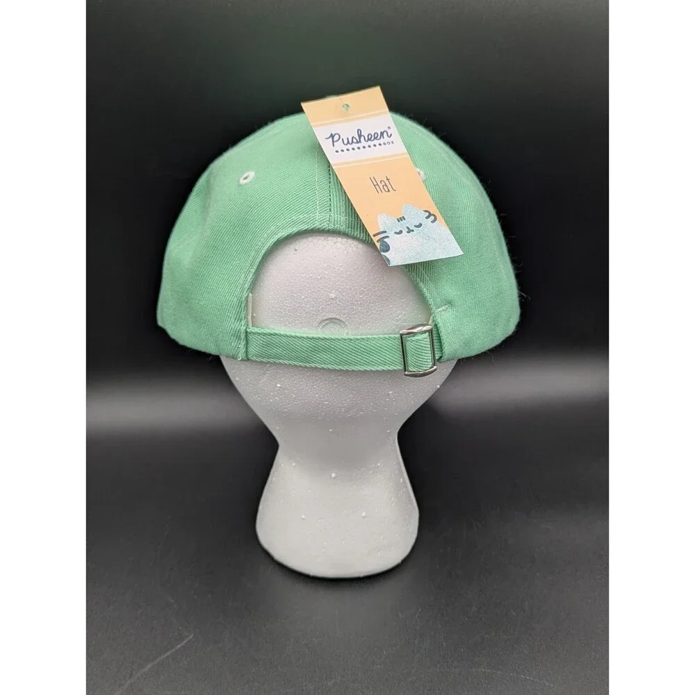 Pusheen Cat Breathe Hat Cap Strap Back Mint Green Spring 2021 Box Exclusive
